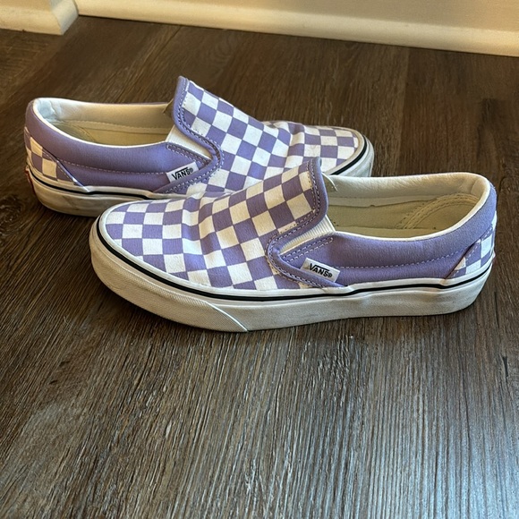 Lilac check Vans - Picture 2 of 2